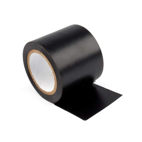 PVC isolatietape zwart 50 mm x 10 meter (dikte = 0,15 mm)